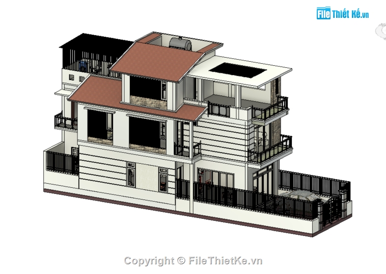bản vẽ full kiến trúc,file revit biệt thự 3 tầng hiện đại,hồ sơ thiết kế kiến trúc,file revit biệt thự hiện đại 3 tầng,file revit biệt thự full 3 tầng